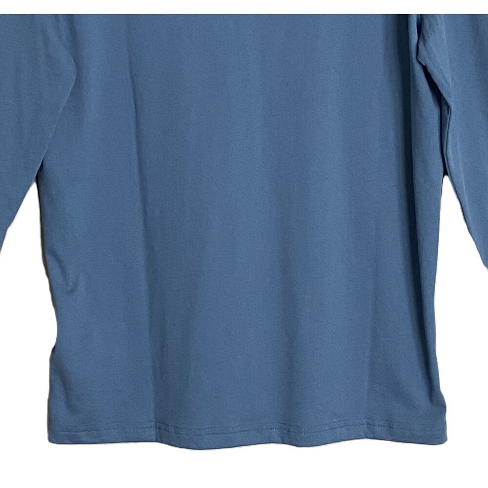 Michael Kors Polo Hoodie Shirt Men's Small Pima Cotton Stretch Ocean Blue NEW - Picture 6 of 13